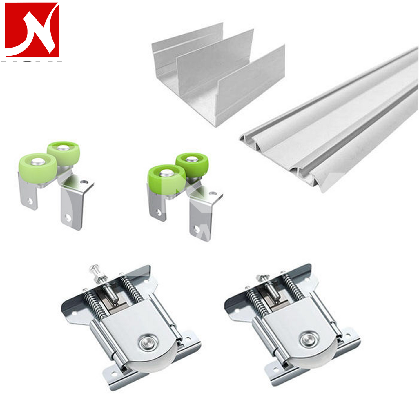38mm Wardrobe Sliding Roller (Soft Close Option)