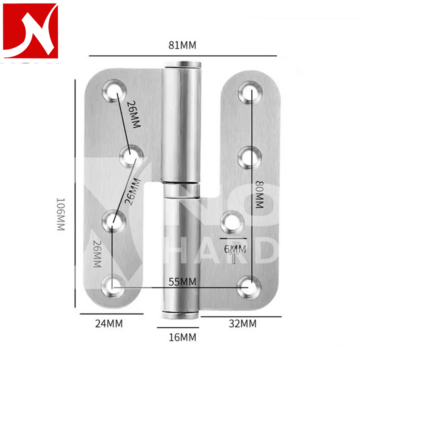 ARC Stainless Steel Hinge