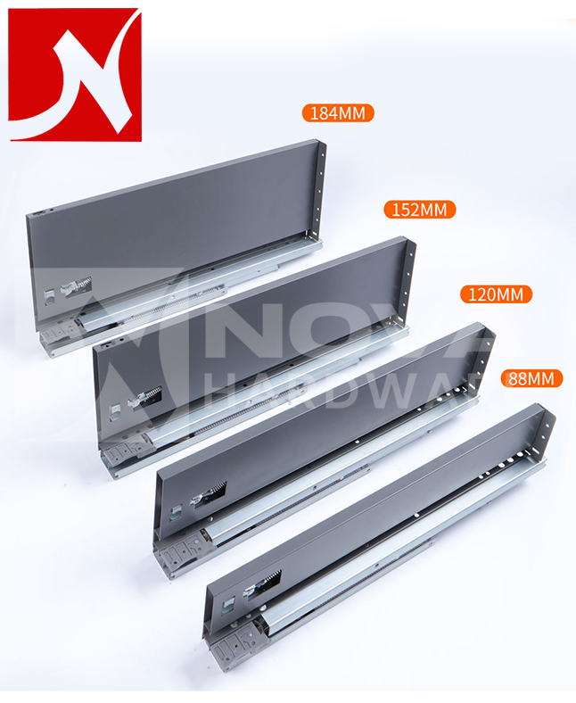 Slim Box Drawer Slide 180mm