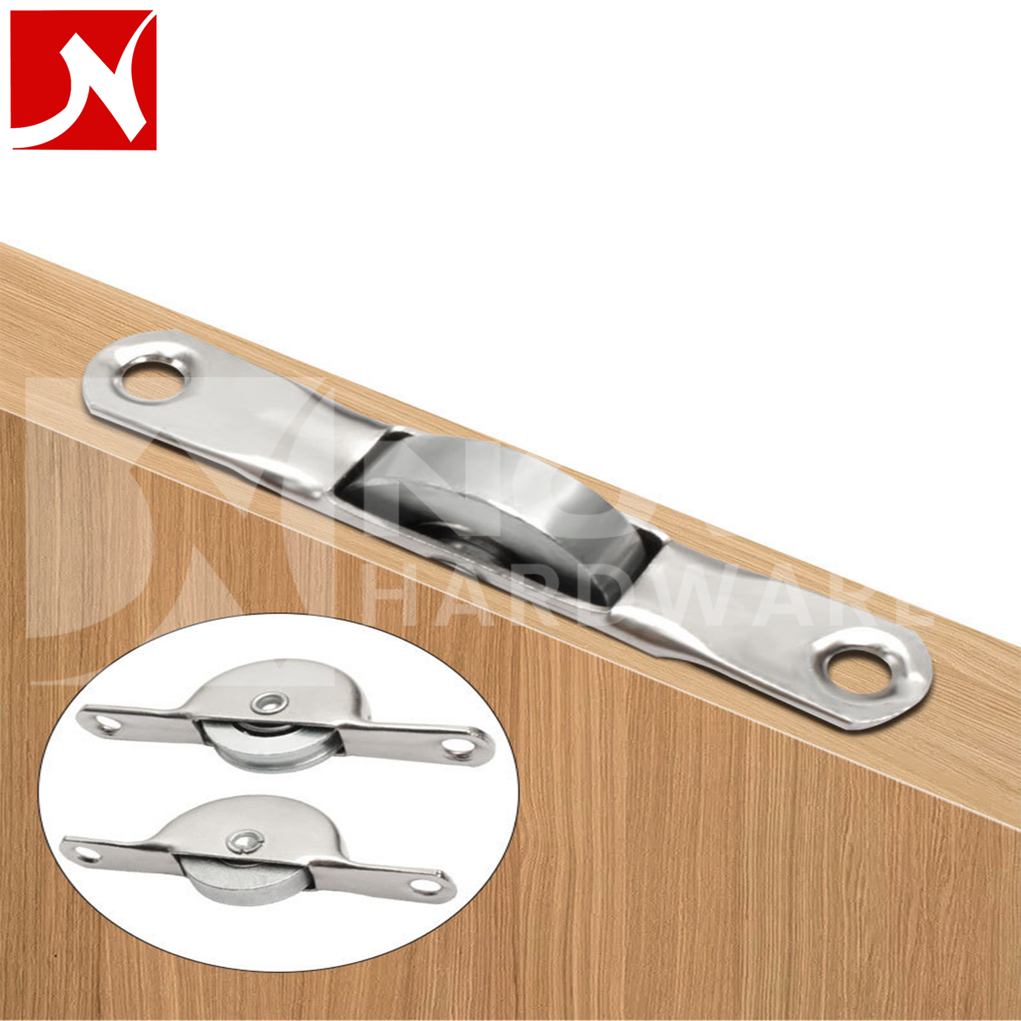 Small Cabinet Door Sliding Wheel 1 inch Groove