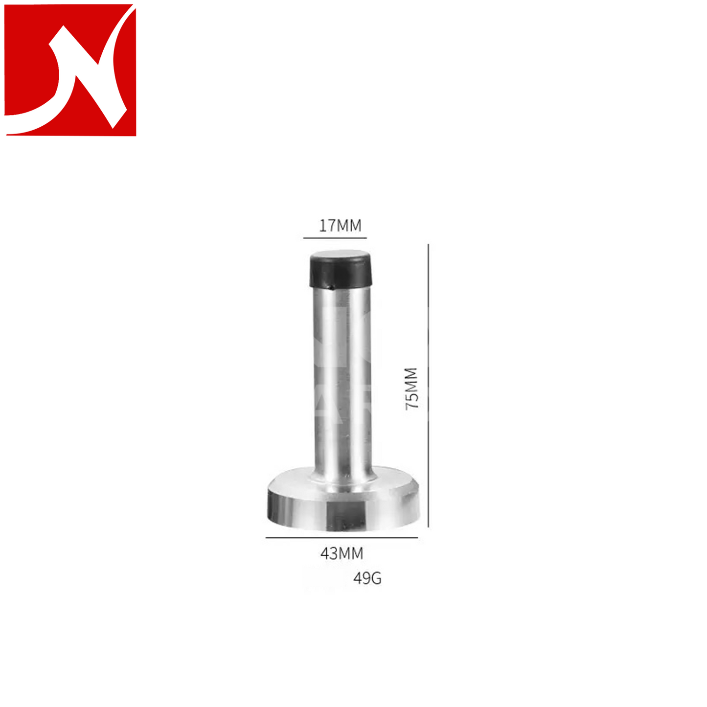 Stainless Steel Rubber Door Stopper