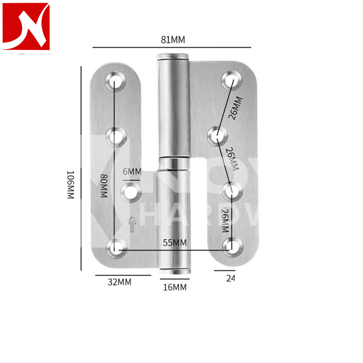 ARC Stainless Steel Hinge