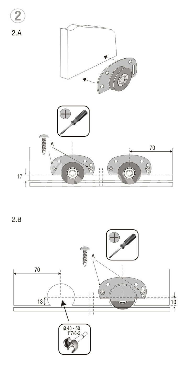 Cabinet Door Roller ESH-104