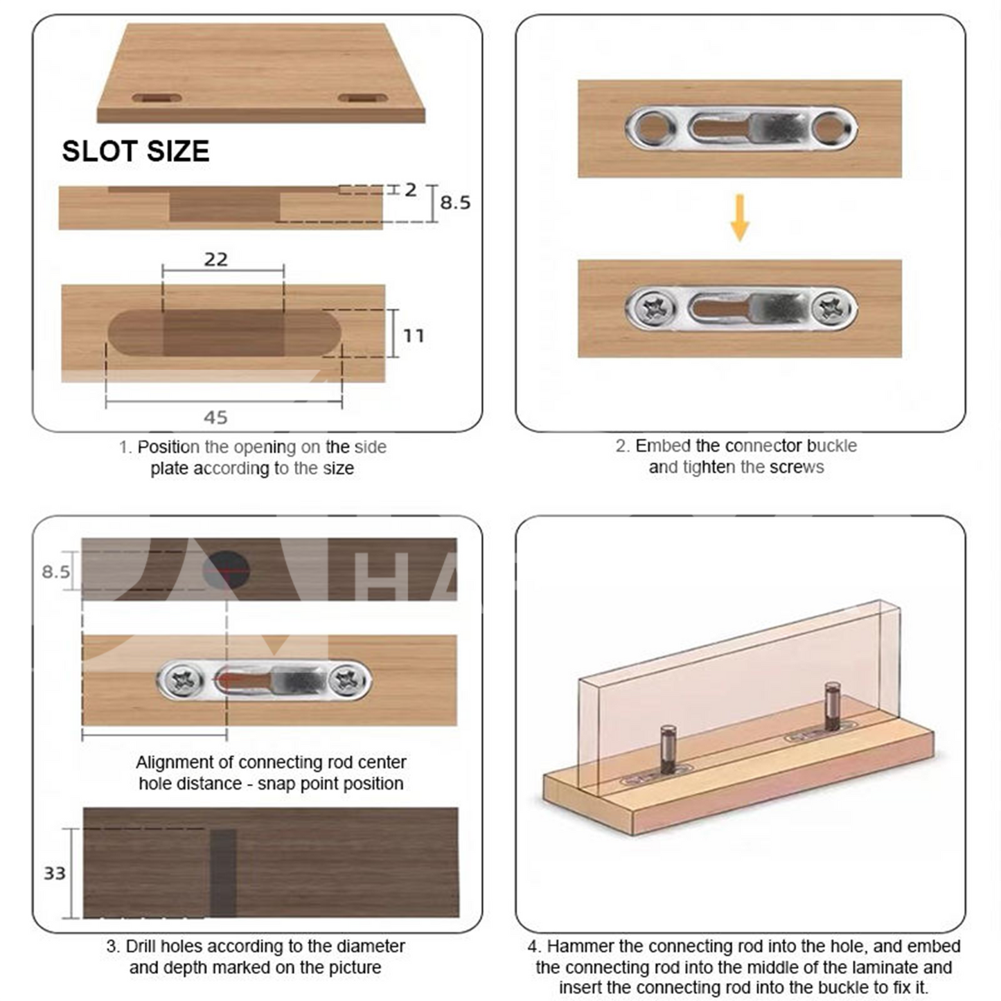 Concealed Cabinet Jointer