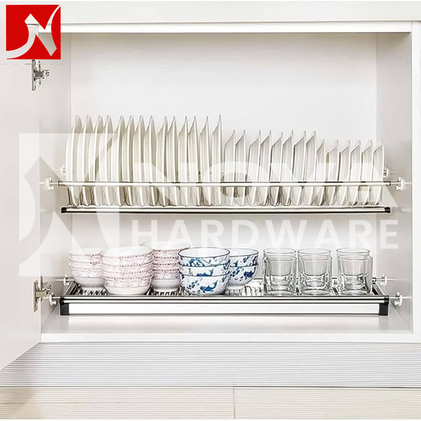 Stainless Steel Kitchen Cabinet Plate Rack
