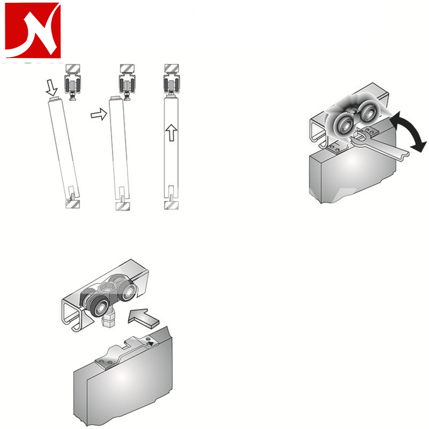 Sliding Door Roller Set JL180