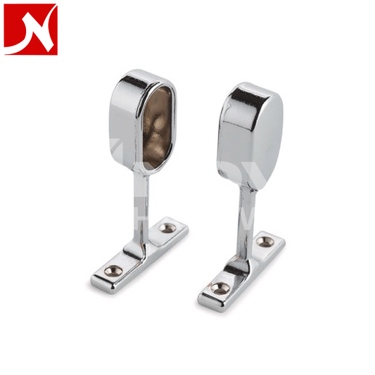 Oval Rod Bracket Hanging Closed End