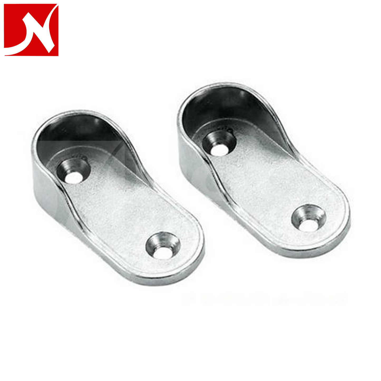 Oval Rod Bracket Zinc