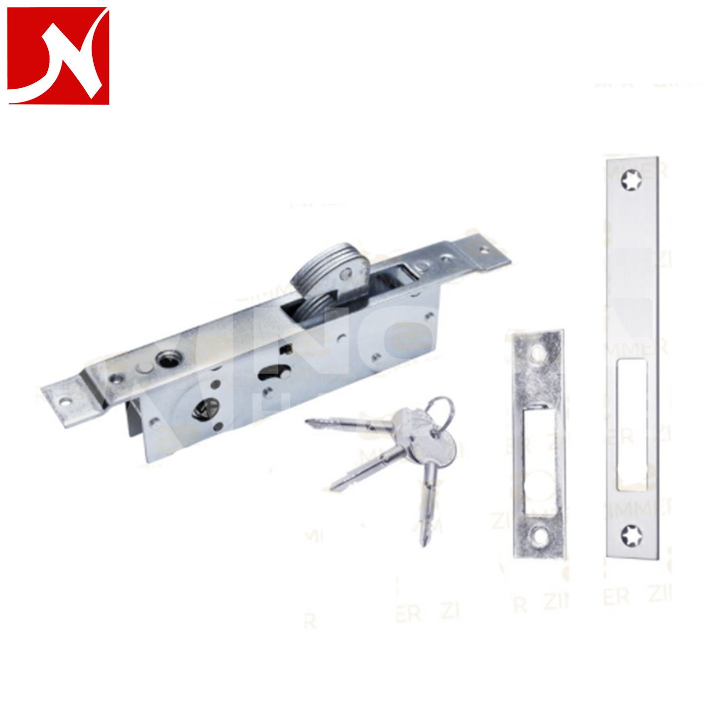 Sliding Wooden Door Lock Star Key