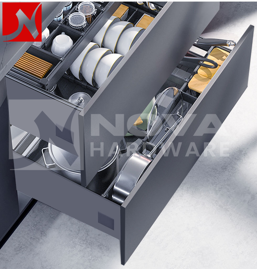 Slim Box Drawer Slide 80mm