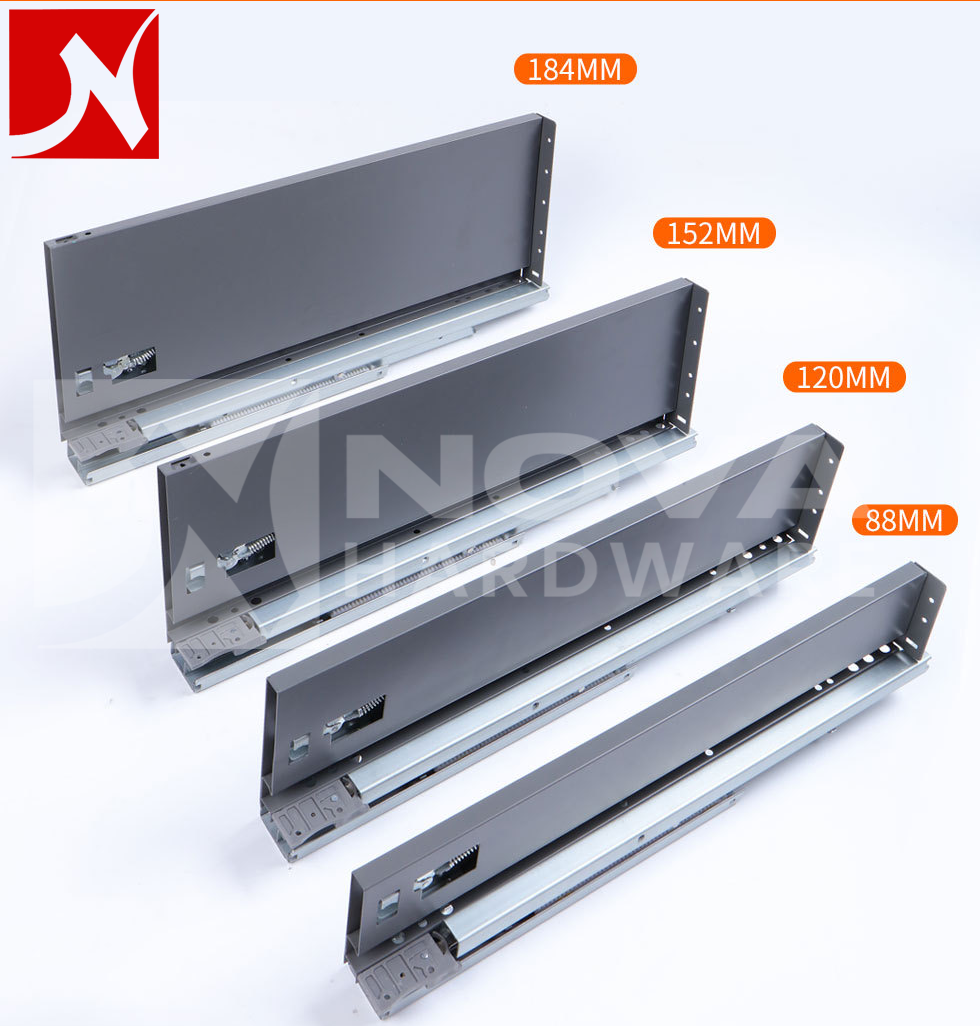 Slim Box Drawer Slide 80mm