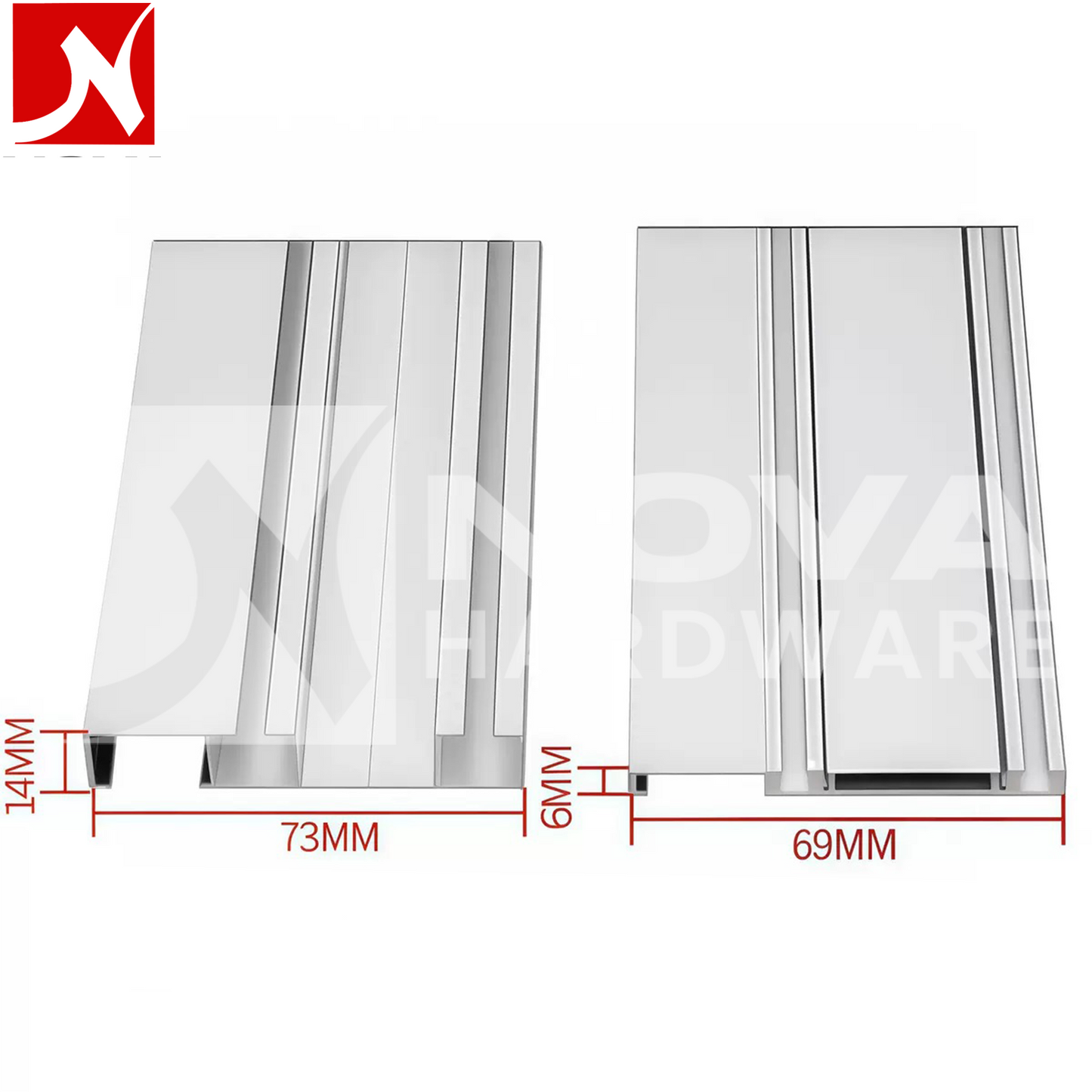 Soft Close Wardrobe Door Fitting ESH-116