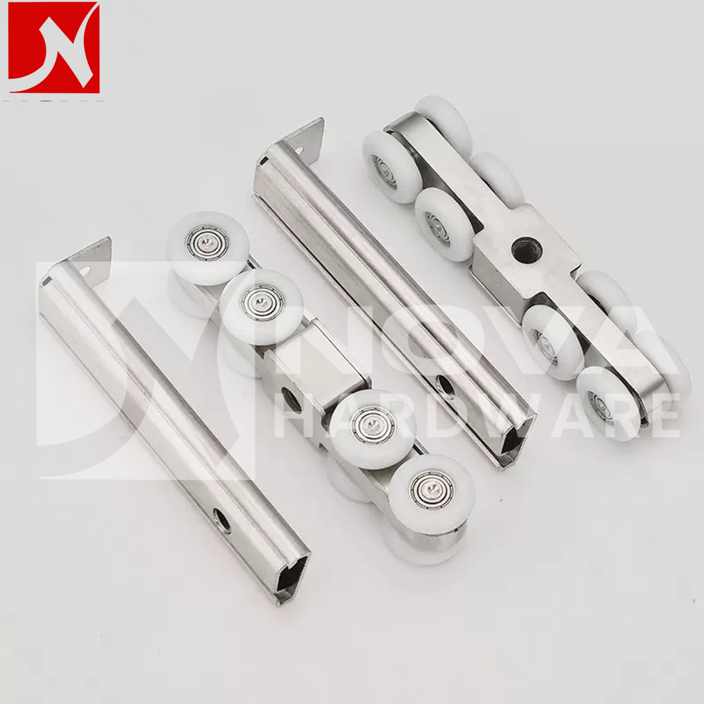 Stainless Steel Door Sliding 8 Roller Set