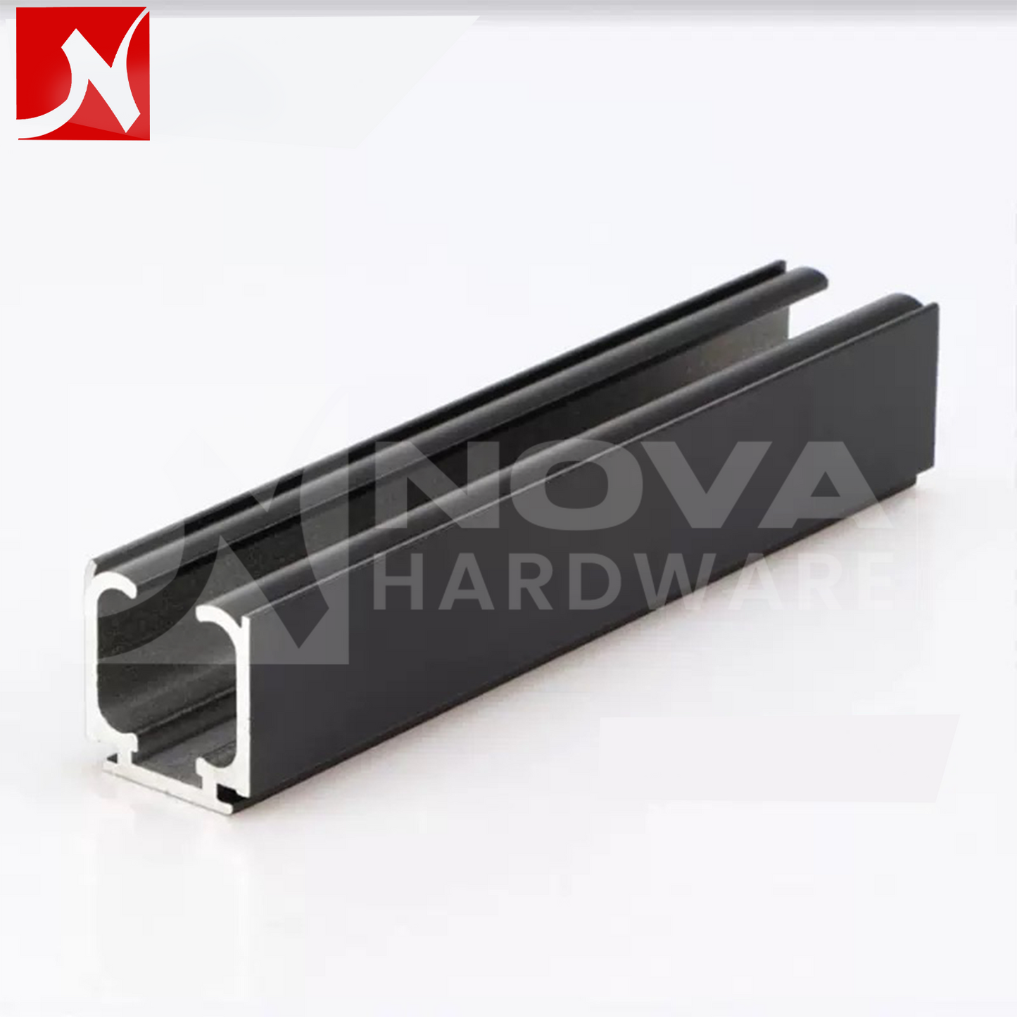 Stainless Steel Glass Door Sliding Set
