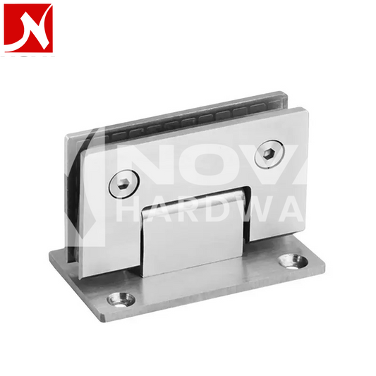 Wall to Glass Hinge 180 degree Stainless Steel
