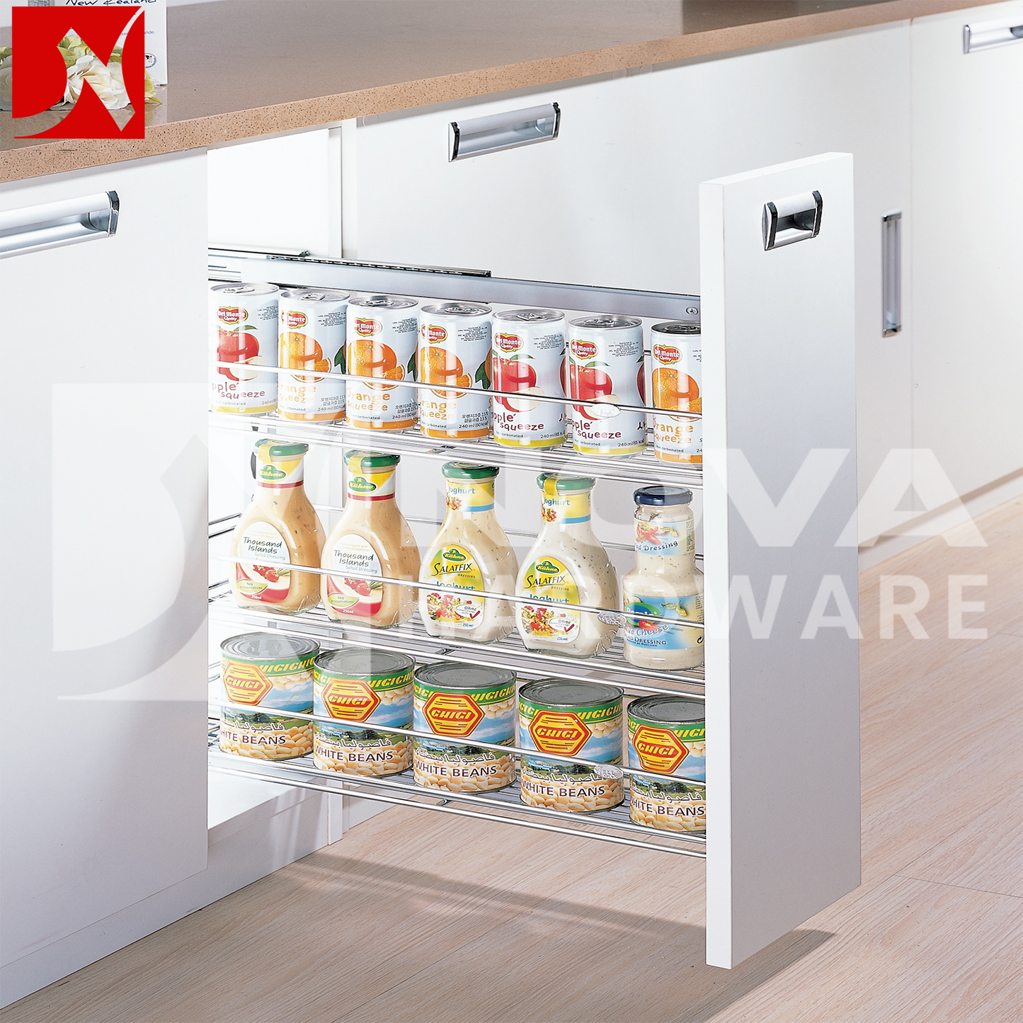 Wellmax Bottle Rack 3 Layer 150mm KPTJ009F