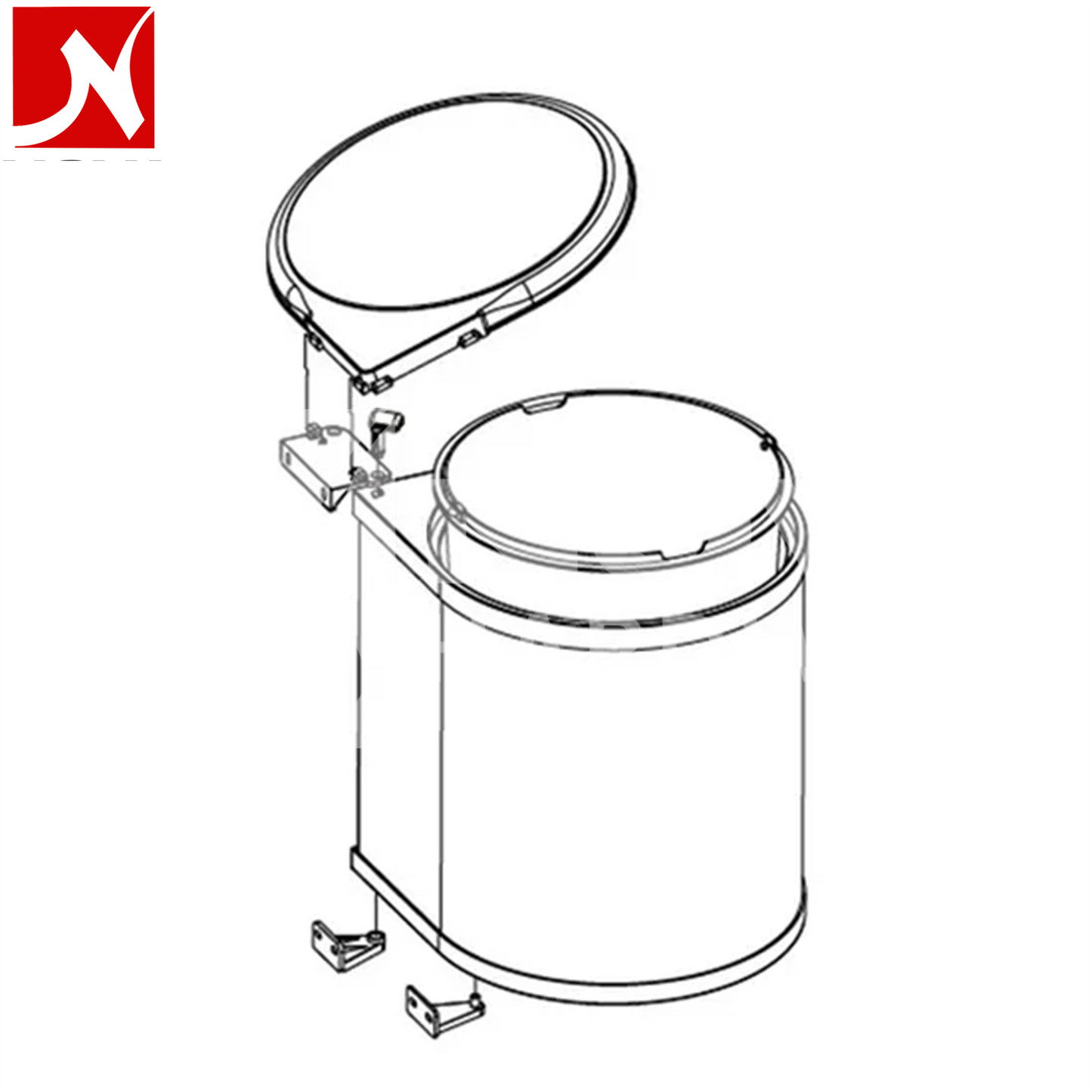 Wellmax Waste Bin SLG009